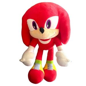 Knuckles Inspired Plush Toy Red Sonic Character Unbranded EUC